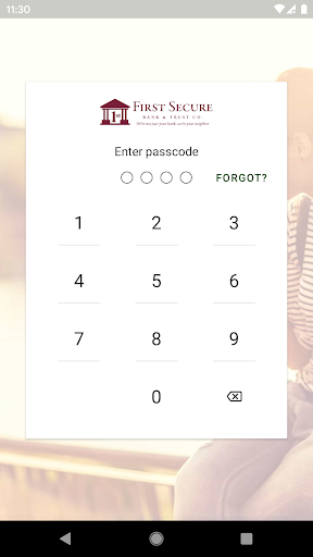 Android application First Secure Mobile screenshort