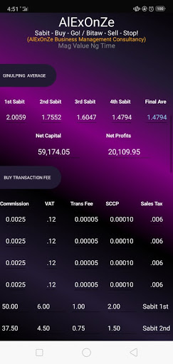 Android application Alexonze Final Accurate Averag screenshort