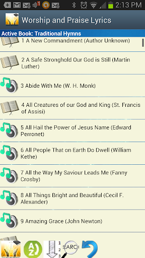 Worship and Praise Lyrics Screenshot 3 - AppWisp.com