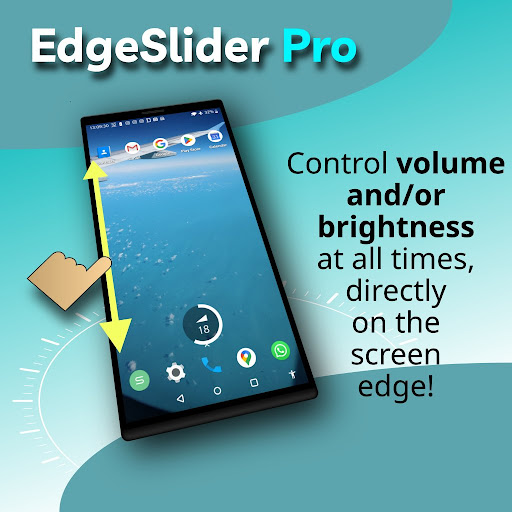 Android application EdgeSlider Pro (V+B control) screenshort