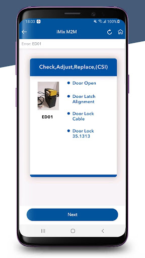 Chameleon Service App Screen 3
