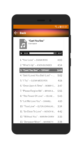 Romantic Love Songs Screen 3
