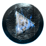 Poweramp Skin Blue Inferno icon
