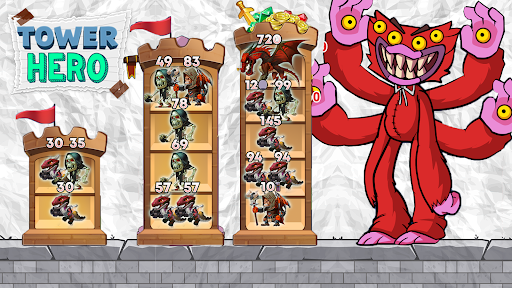 Hero of Tower Defeat Game