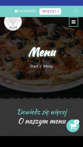Android application Niebiańska Pizza screenshort