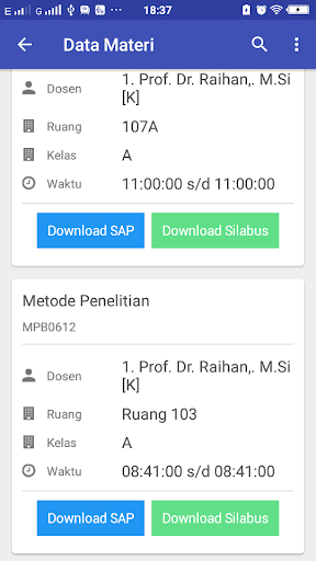 Lecturer UID Screen 3