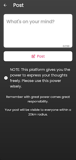 Android application Anonyverse screenshort