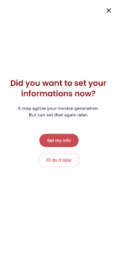 Android application Ambush - Invoice generator screenshort
