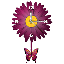 Icon image Flower pendulum clock lwp