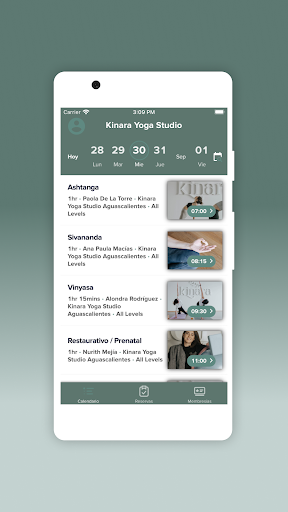 Kinara Yoga Screen 2