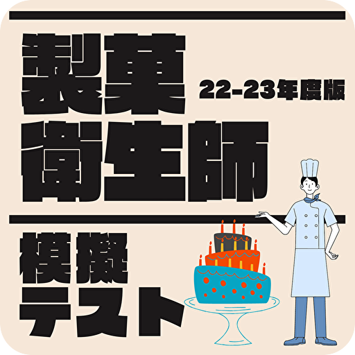 製菓衛生師 2022年版　厳選問題集　解説付き logo