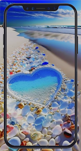 Love and Beach Wallpaper HD
