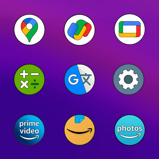 Eén UI-cirkel - Icon Pack