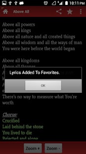 Christian Hymn Book Screenshot