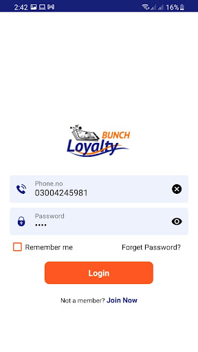 LOYALTY BUNCH VENDOR Screen 2