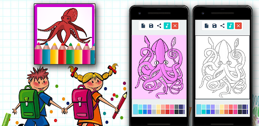 Octopus Coloring Games