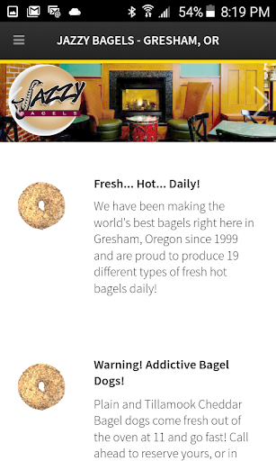 Jazzy Bagels Screen 3