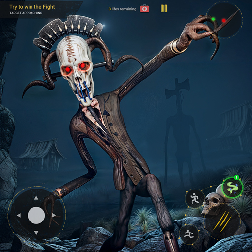 Scary Siren Monster Head Games