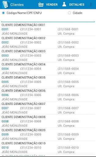 EMC Força de Venda Screen 3