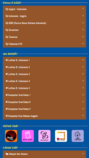 Buku Bahasa Indonesia Kelas 7, 8 dan 9 Lengkap
