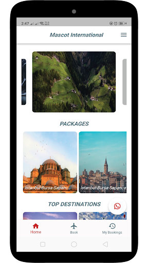 Android application Mascot Tourism screenshort