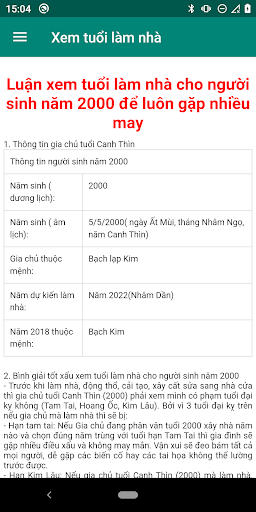 Xem tuổi làm nhà 2024 Screen 3