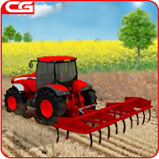 Harvesting Tractor Farming Simulator Free Games  Icon