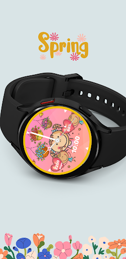 Floral watch face Samsung Screen 2
