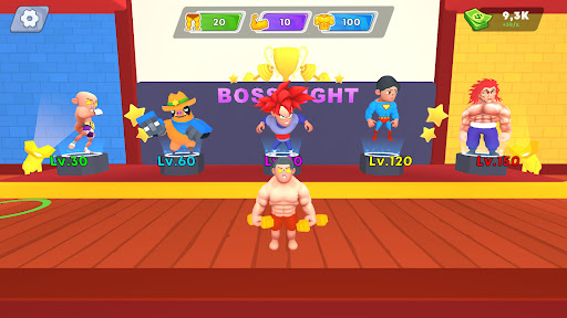 Lifting Super Hero Gym Clicker Screen 2