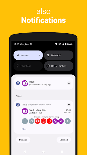 Screenshot of Simple Time Tracker