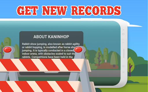 Android application Kaninhop Show Jumping screenshort