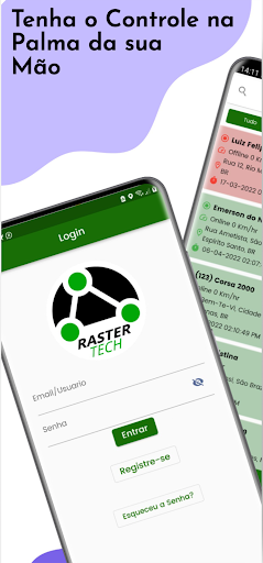 Android application RasterTech Rastreamento screenshort