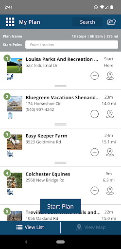 Screenshot of Visit Louisa