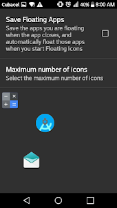 Floating Icons