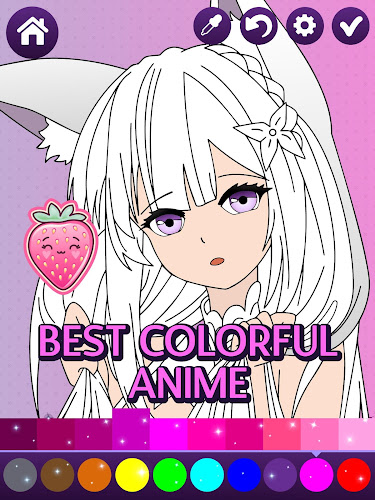 Livro de colorir anime manga glitter::Appstore for Android