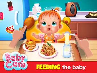 Baby care game for kids