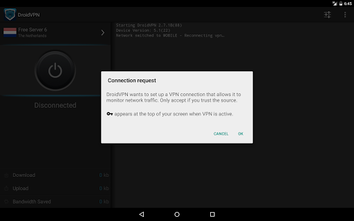 DroidVPN - Easy Android VPN 3.0.4.5 Screenshots 3