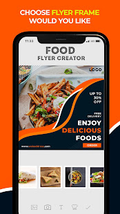 Food Flyer Design Maker 1.2 APK screenshots 2