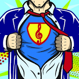 Superhero Music Player icon