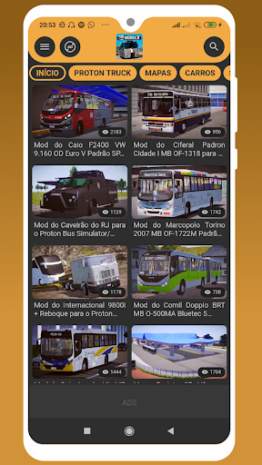 Android application Mods Proton Bus Simulator PRO screenshort