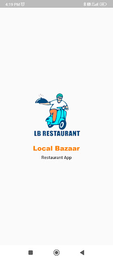 Android application Local Bazaar Restaurant screenshort