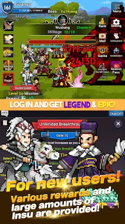 Game screenshot GuanYu Idle apk download