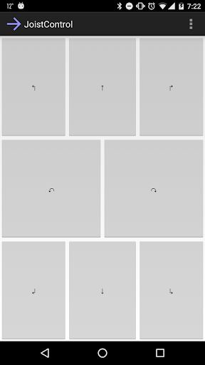 Android application Joist control screenshort