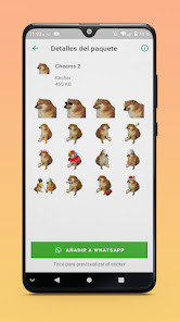 Captura 2 Cheems Stickers para WA android