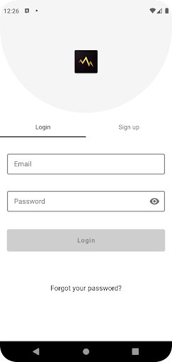 Android application ANDES FIT screenshort