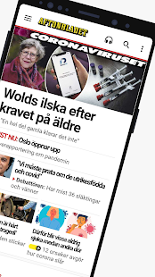 Aftonbladet Nyheter Varies with device APK screenshots 2