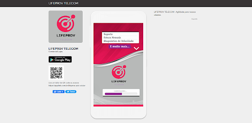 Android application lifeprov telecom screenshort