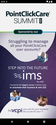 Android application PointClickCare SUMMIT App screenshort