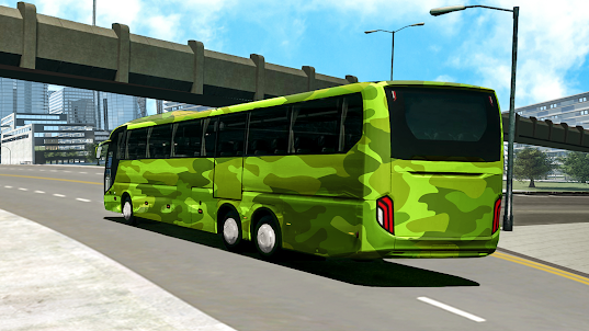 Army Bus Driving Game