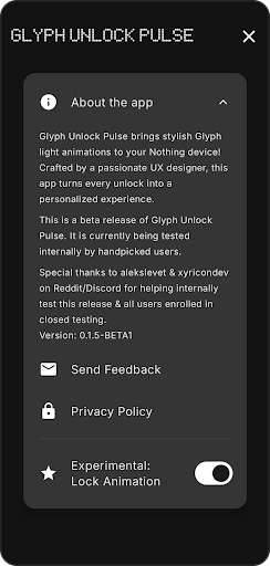 Glyph Unlock Pulse screenshot 9